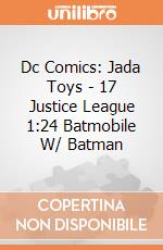 Dc Comics: Jada Toys - 17 Justice League 1:24 Batmobile W/ Batman gioco di Jada Toys
