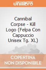 Cannibal Corpse - Kill Logo (Felpa Con Cappuccio Unisex Tg. XL) gioco