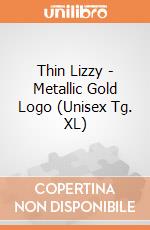 Thin Lizzy - Metallic Gold Logo (Unisex Tg. XL) gioco di PHM