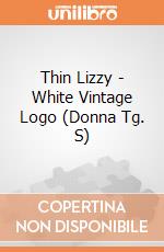 Thin Lizzy - White Vintage Logo (Donna Tg. S) gioco di PHM