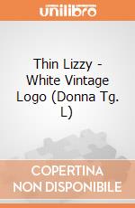 Thin Lizzy - White Vintage Logo (Donna Tg. L) gioco di PHM