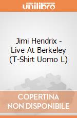 Jimi Hendrix - Live At Berkeley (T-Shirt Uomo L) gioco di Plastic Head