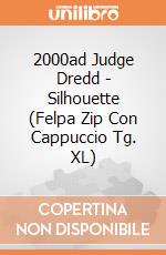 2000ad Judge Dredd - Silhouette (Felpa Zip Con Cappuccio Tg. XL) gioco di PHM