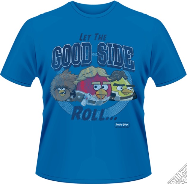 Angry Birds Star Wars - Let The Good Side Roll (T-Shirt Uomo M) gioco di Plastic Head