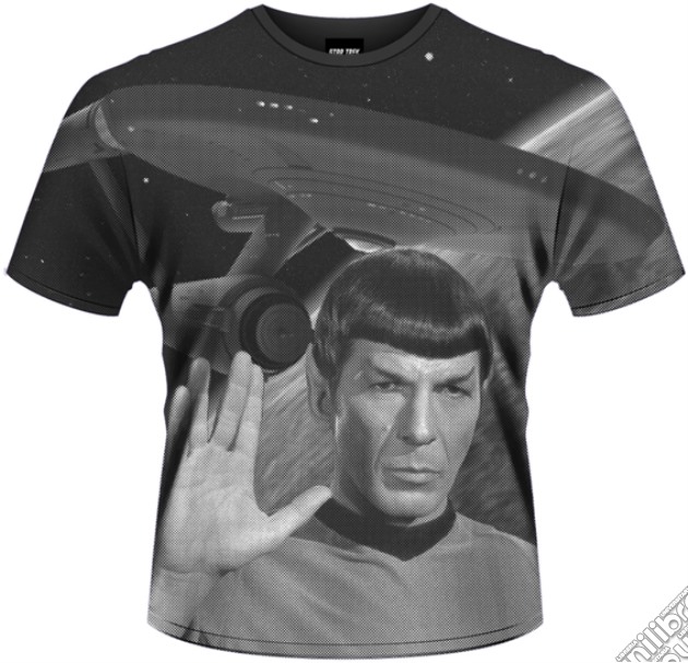 Star Trek - Spock All Over (T-Shirt Uomo M) gioco di Plastic Head
