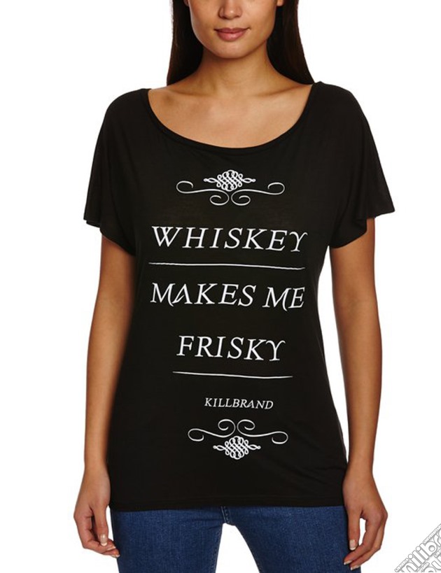 Kill Brand: Whiskey (T-Shirt Donna Tg. S) gioco