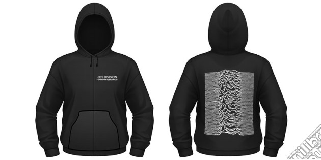 Joy Division - Unknown Pleasures (Felpa Con Cappuccio Tg. L) gioco di PHM