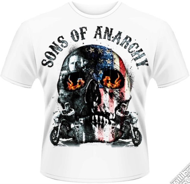 Sons Of Anarchy - Flame Skull (T-Shirt Uomo M) gioco di Plastic Head