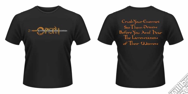 Opeth - Crush Your Enemies (front & Back Print Unisex Tg. S) gioco