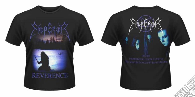 Emperor: Reverence Front & Back Print (T-Shirt Unisex Tg. S) gioco
