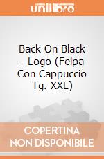 Back On Black - Logo (Felpa Con Cappuccio Tg. XXL) gioco di PHM