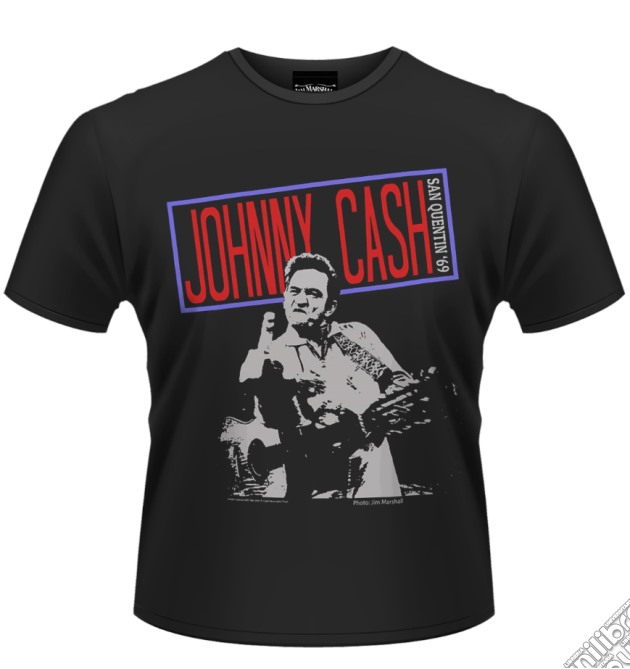 Johnny Cash - San Quentin 69 (T-Shirt Uomo XXL) gioco di PHM