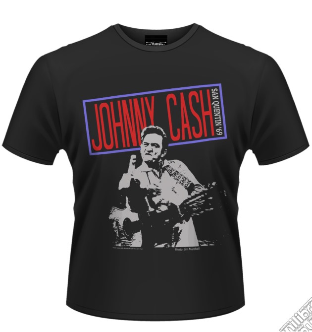 Johnny Cash - San Quentin 69 (T-Shirt Uomo M) gioco di PHM