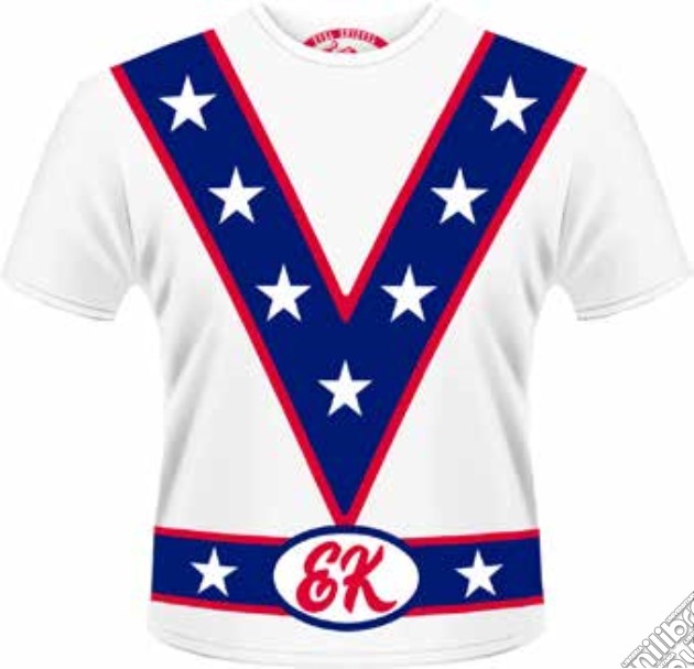 Evel Knievel - Stars Collar (T-Shirt Uomo S) gioco di PHM