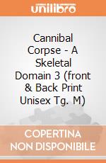 Cannibal Corpse - A Skeletal Domain 3 (front & Back Print Unisex Tg. M) gioco