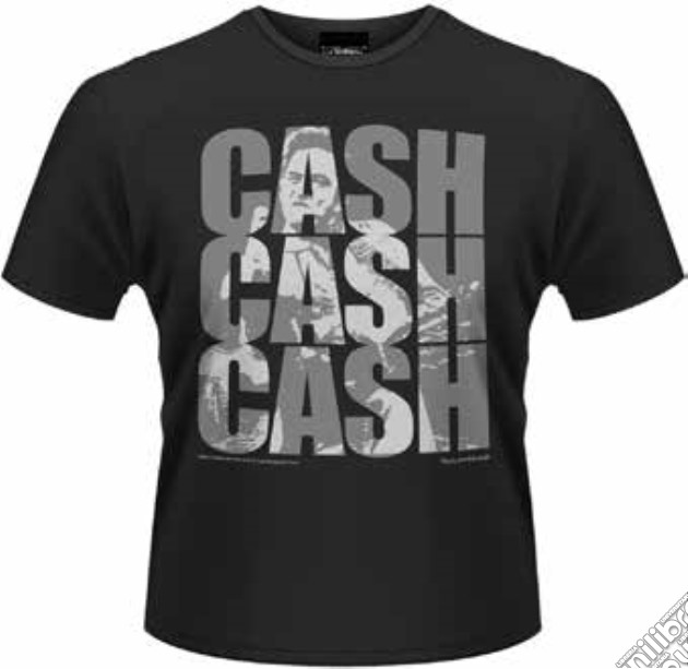 Johnny Cash - Cash Cash Cash (T-Shirt Uomo L) gioco di PHM