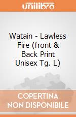 Watain - Lawless Fire (front & Back Print Unisex Tg. L) gioco