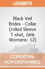 Black Veil Brides - Collar (rolled Sleeve T-shirt, Girls Womens: 12) gioco