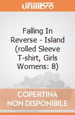 Falling In Reverse - Island (rolled Sleeve T-shirt, Girls Womens: 8) gioco