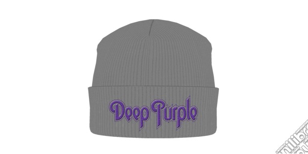 Deep Purple - Logo (Grigio) (Cappello Sci Maglia) gioco di PHM