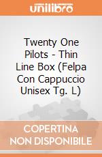 Twenty One Pilots - Thin Line Box (Felpa Con Cappuccio Unisex Tg. L) gioco