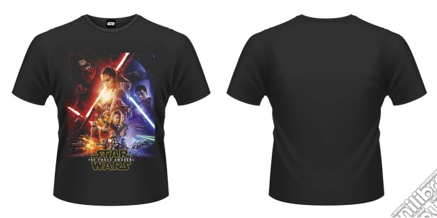 Star Wars The Force Awakens - Force Awakens Poster (T-Shirt Unisex Tg. M) gioco