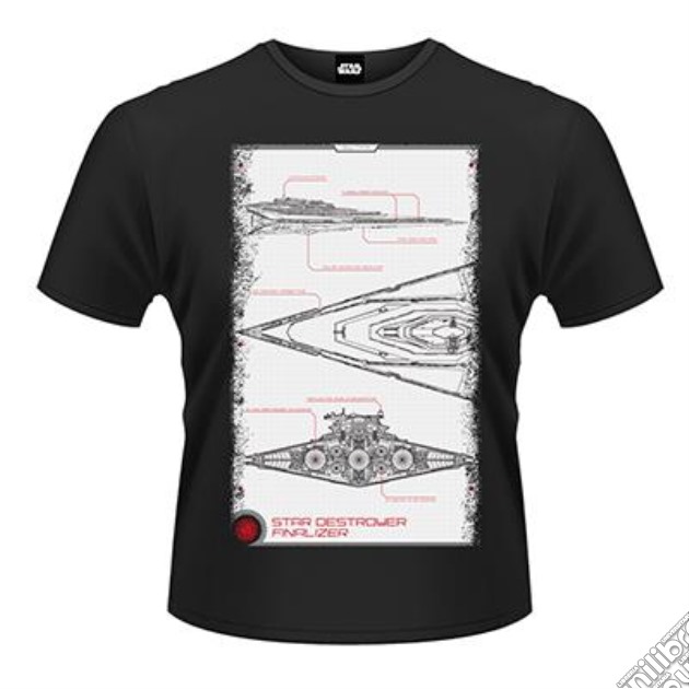Star Wars The Force Awakens - Star Destroyer Manual (T-Shirt Unisex Tg. S) gioco