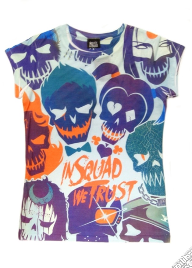 Suicide Squad - All Over Trust (T-Shirt Unisex Tg. S) gioco