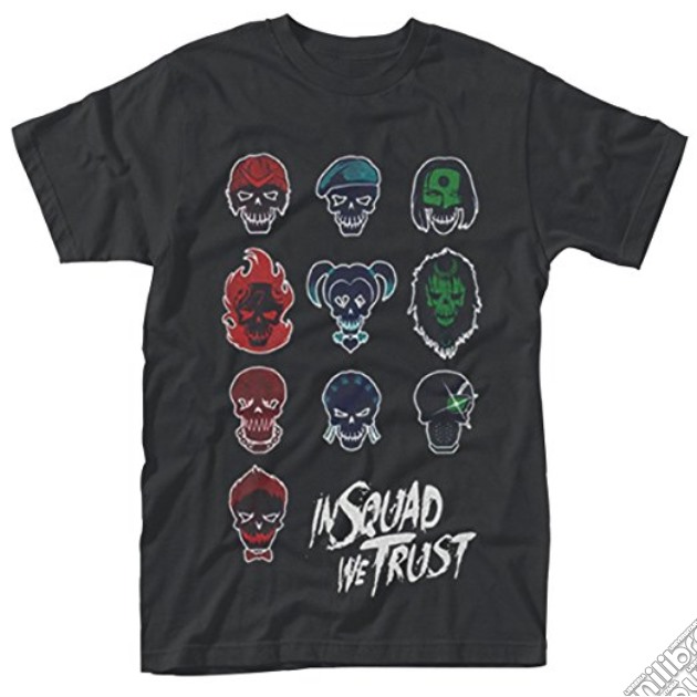 Suicide Squad - In Squad Faces (T-Shirt Unisex Tg. M) gioco