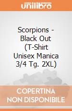Scorpions - Black Out (T-Shirt Unisex Manica 3/4 Tg. 2XL) gioco