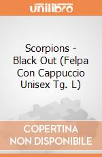 Scorpions - Black Out (Felpa Con Cappuccio Unisex Tg. L) gioco