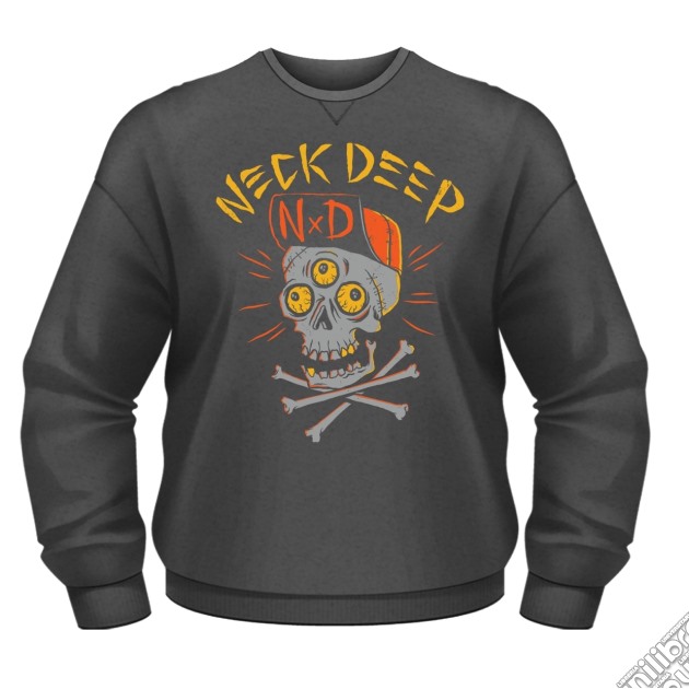 Neck Deep - Skulls (Felpa Unisex Tg. M) gioco