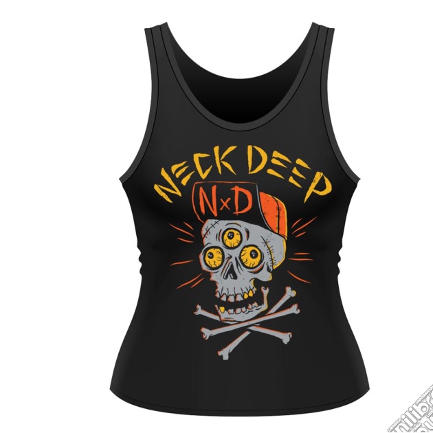 Neck Deep - Skulls (Canotta Donna Tg. L) gioco