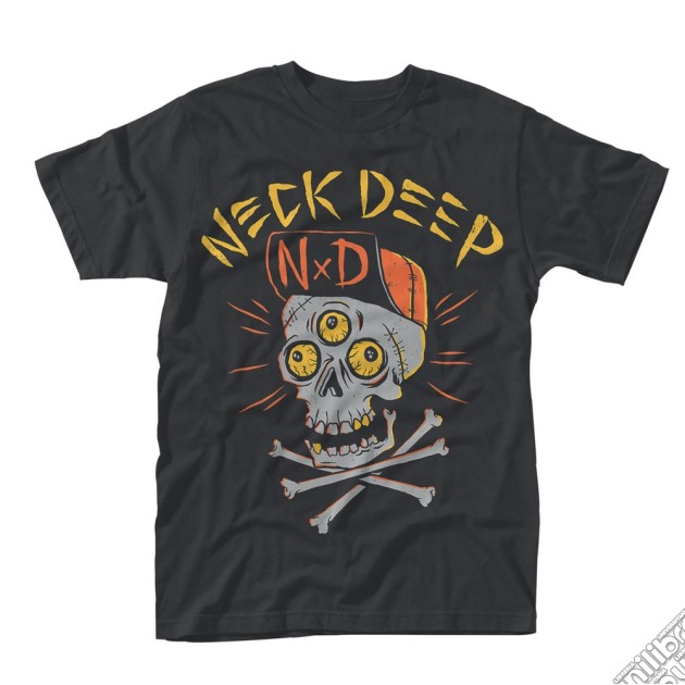 Neck Deep - Skulls (T-Shirt Unisex Tg. S) gioco