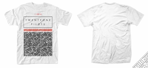 Twenty One Pilots - Scale Pattern Strip (white) (T-Shirt Unisex Tg. S) gioco