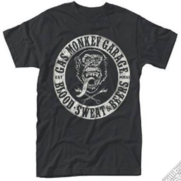 Gas Monkey Garage - Blood, Sweat & Beers (T-Shirt Unisex Tg. L) gioco