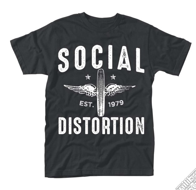 Social Distortion: Winged Wheel (T-Shirt Unisex Tg. L) gioco