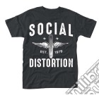 Social Distortion: Winged Wheel (T-Shirt Unisex Tg. L) giochi