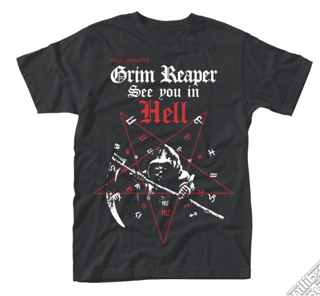 Grim Reaper - See You In Hell (T-Shirt Unisex Tg. M) gioco