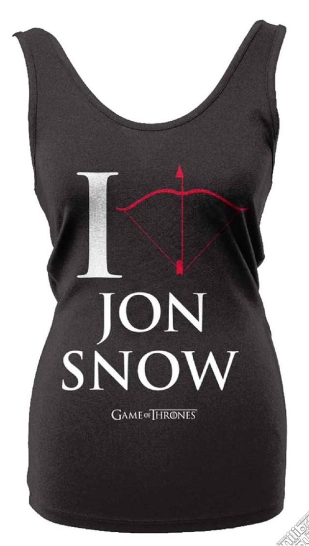 Game Of Thrones - I Love Jon Snow (Canotta Donna Tg. S) gioco