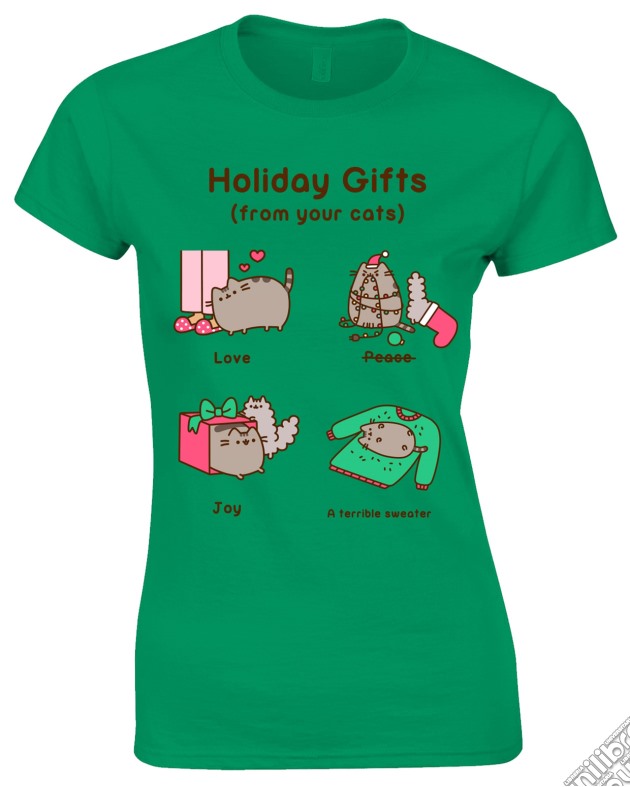 Pusheen - Holiday Gifts T-Shirt, Girlie gioco di PHM