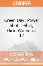 Green Day: Power Shot T-Shirt, Girlie Womens: 12 gioco di PHM