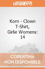 Korn - Clown T-Shirt, Girlie Womens: 14 gioco di PHM