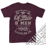 Of Mice & Men: Genuine (Maroon) (T-Shirt Unisex Tg. S) giochi