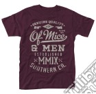 Of Mice & Men: Genuine (Maroon) (T-Shirt Unisex Tg. L) gioco di PHM