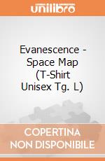 Evanescence - Space Map (T-Shirt Unisex Tg. L) gioco di PHM