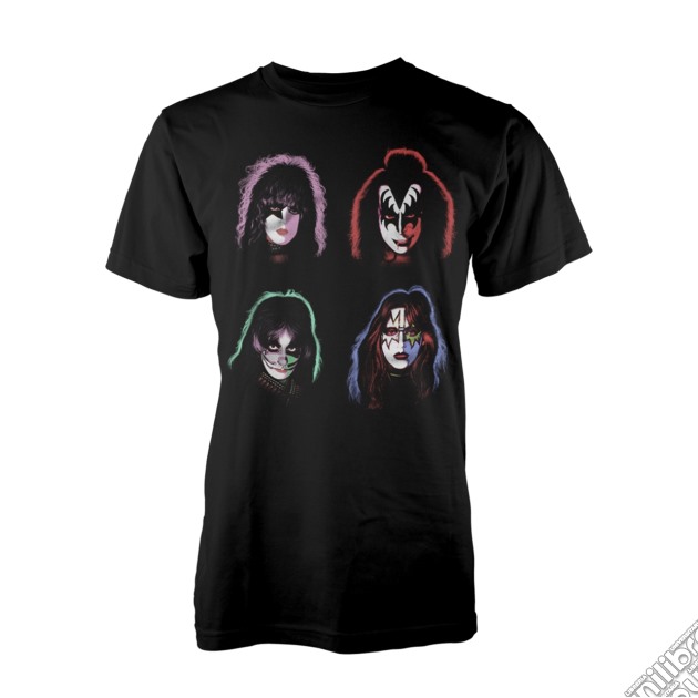 Kiss - Faces (T-Shirt Unisex Tg. L) gioco di PHM