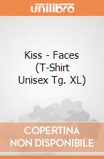 Kiss - Faces (T-Shirt Unisex Tg. XL) gioco di PHM