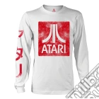 Atari - Box Logo White (Maglia Manica Lunga Unisex Tg. 2XL) giochi
