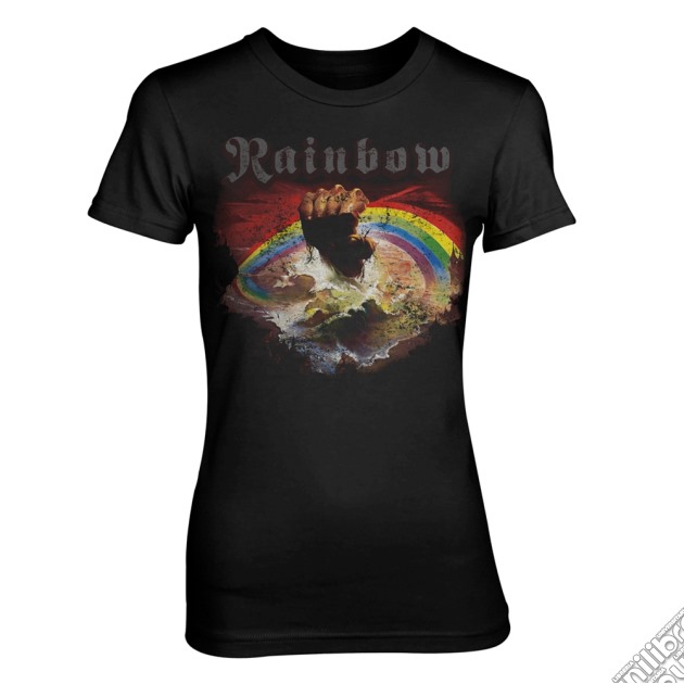 Rainbow - Rising Distressed (Tour 2017) (T-Shirt Donna Tg. L) gioco